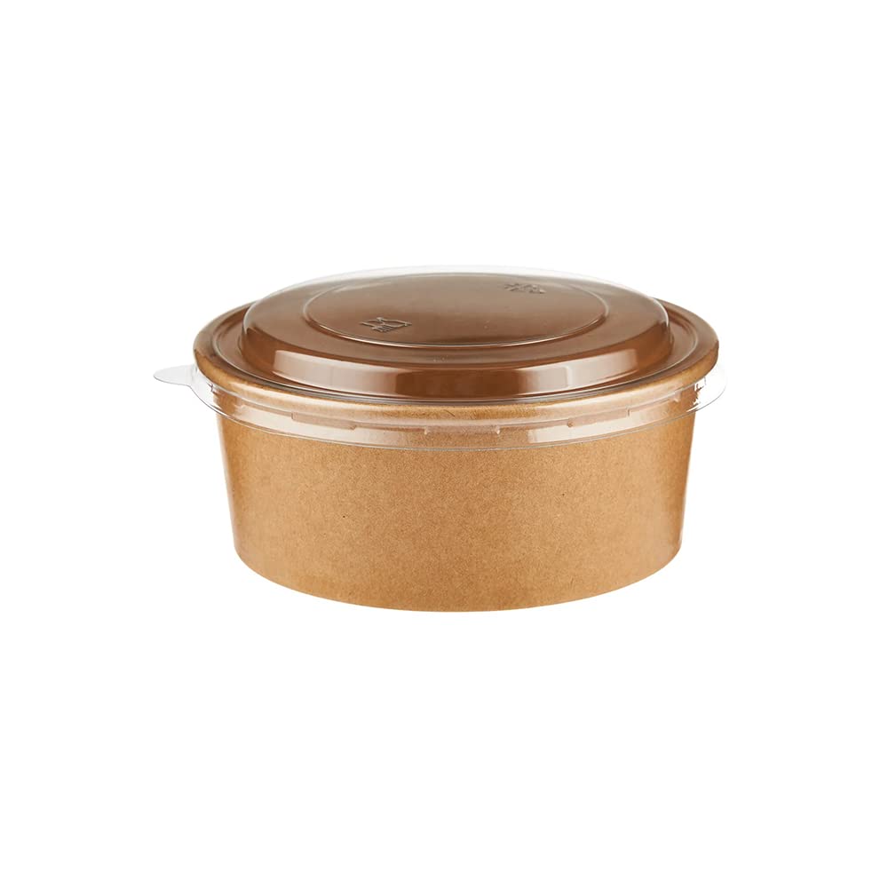 Kraft Salad Bowl with Lid - Pack of 20