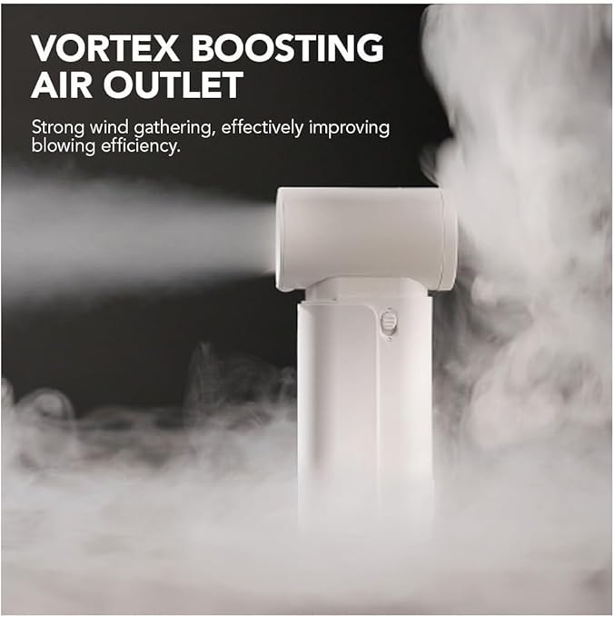Portable Handheld Turbo Fan – Compact USB Rechargeable Mini Fan | Powerful Pocket-Sized Airflow for Travel, Office, and Outdoor Use