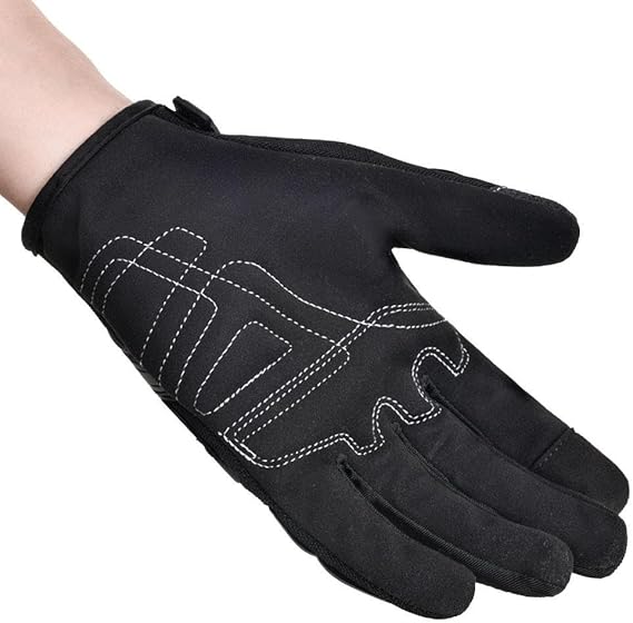 Premium Motorcycle/Bicycle Gloves – Shock-Absorbing, Anti-Slip, Touchscreen Compatible, Protective Riding Gloves for Men & Women with Free Phone Holder (ideal for motorcycle and bicycle)