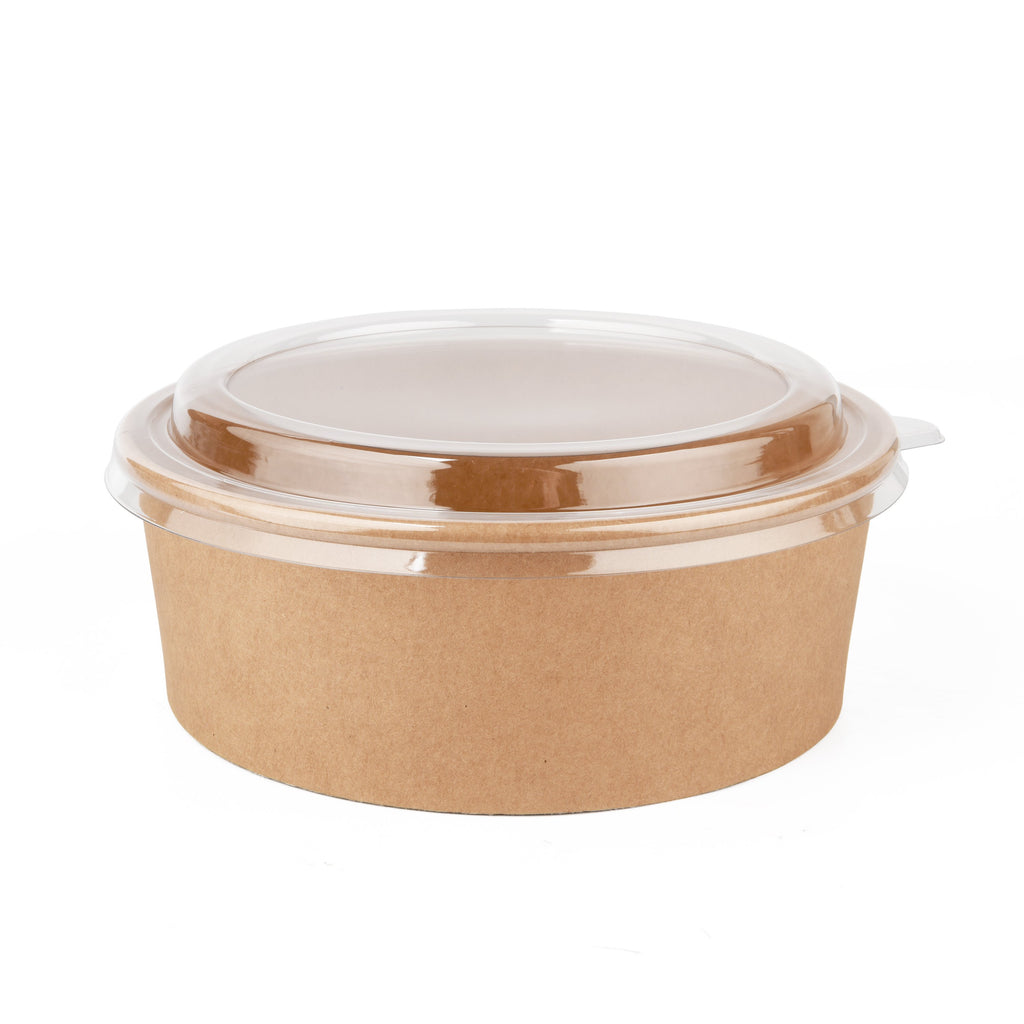Kraft Salad Bowl with Lid - Pack of 20